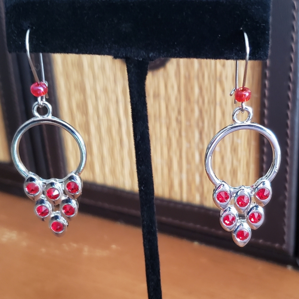 Genuine Swarovski Crystal Chandelier Earrings